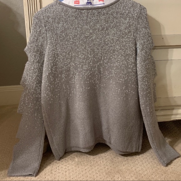 Scripted Silver Sweater - Picture 3 of 4